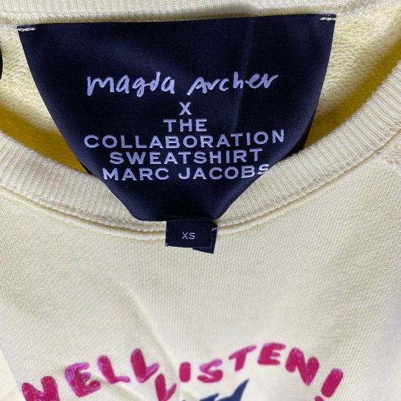 MAGDA ARCHER X MARC JACOBS SWEAT SHIRT SIZE XS - Picture 4 of 4